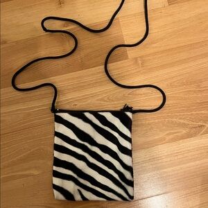 Zebra print small bag purse crossbody